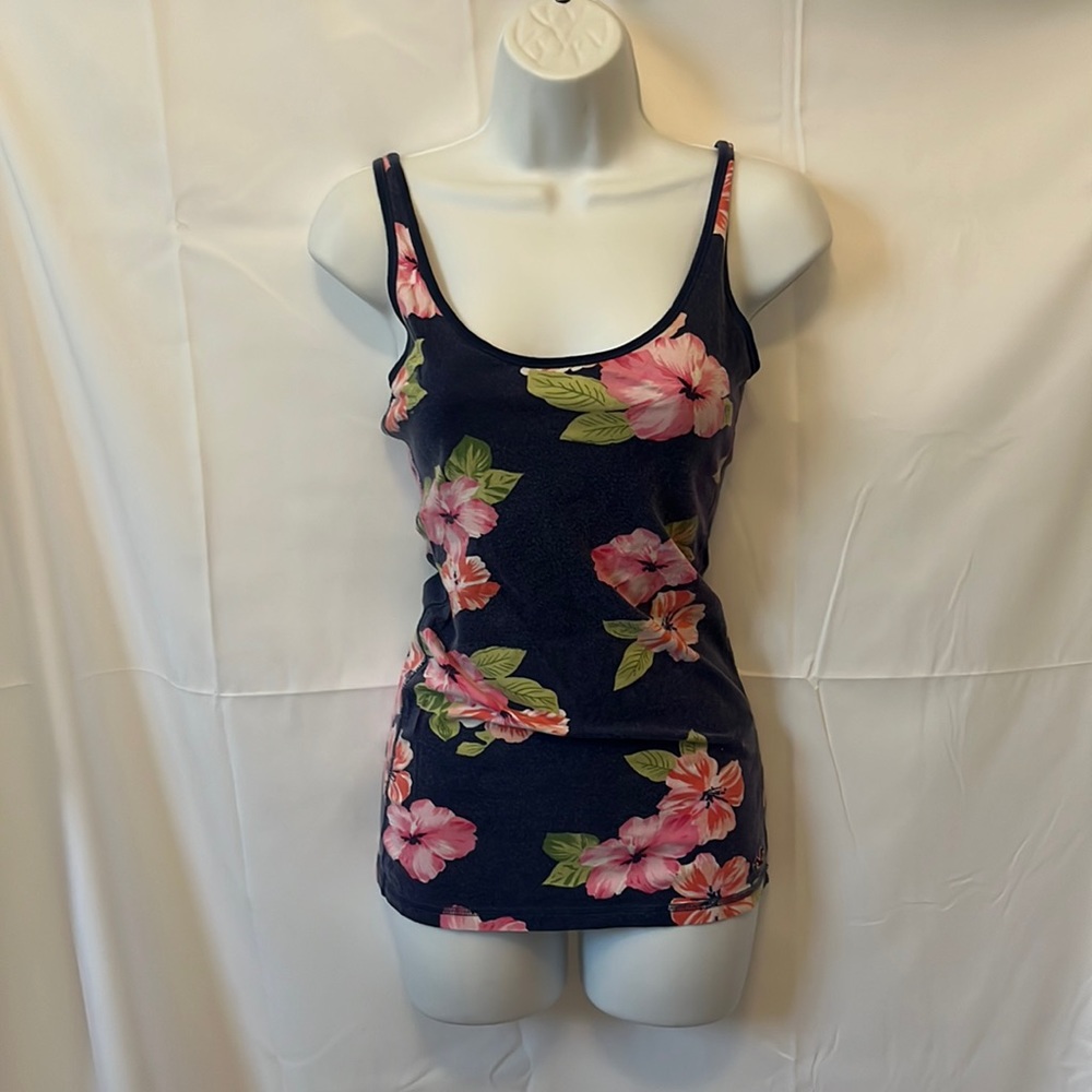 Hollister Floral Tank Top M